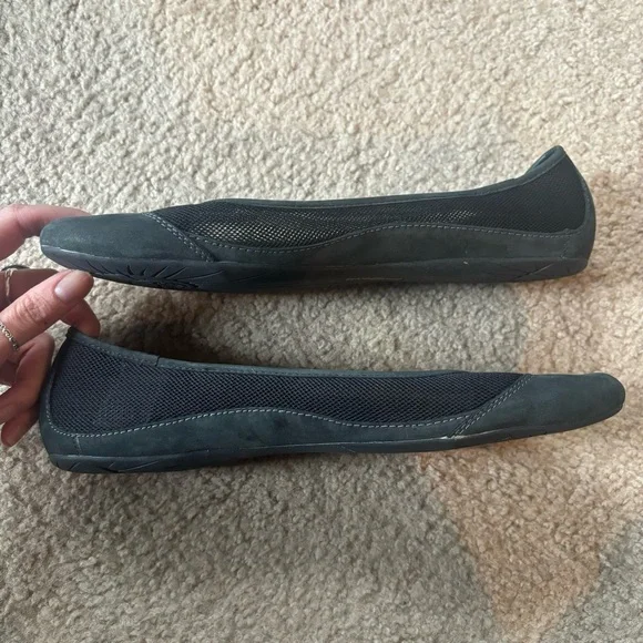 Patagonia Maha Breathe Mesh Leather Black Women's Flats - Picture 9 of 13